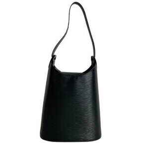 Louis Vuitton Verseau Shoulder Bag Epi Noir Black